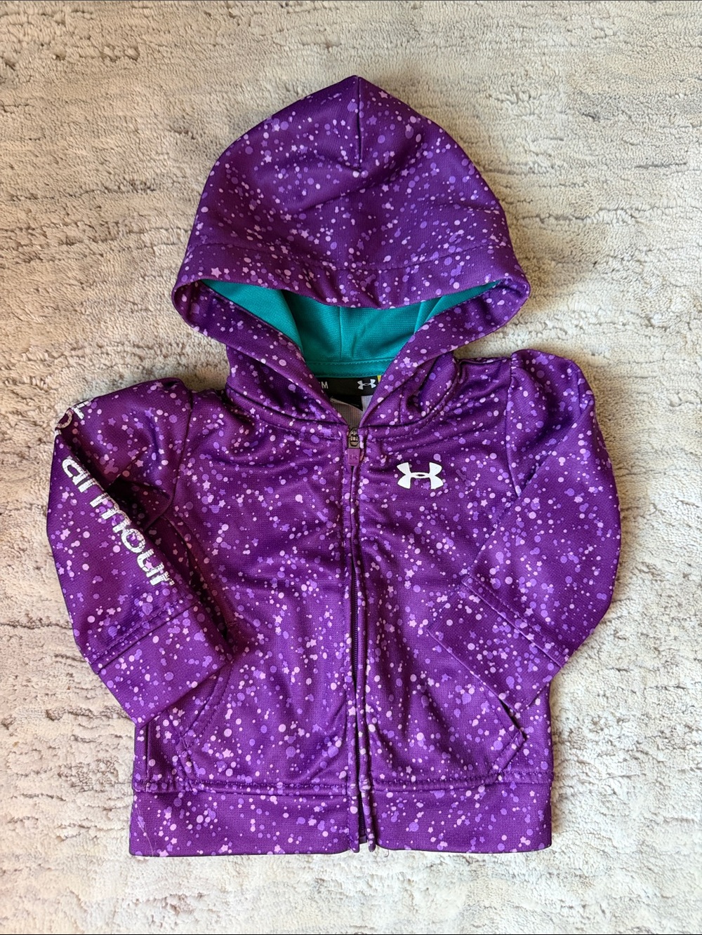 Under Armor baby zip up - 3/6m